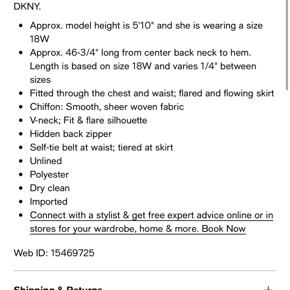 DKNY tiered midi dress in bright pick. Toe front and v neck. - Picture 5 of 5